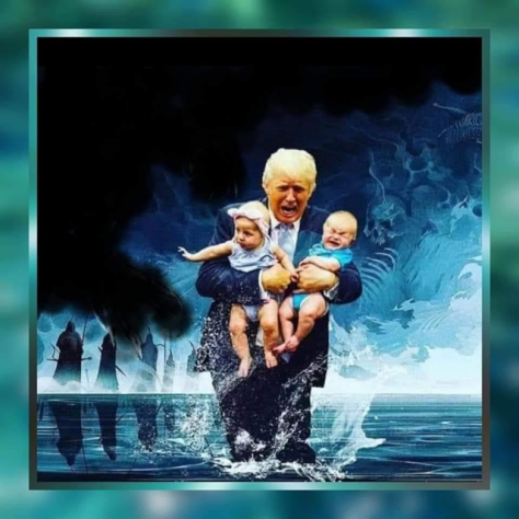 Trump saves babies from the cabal